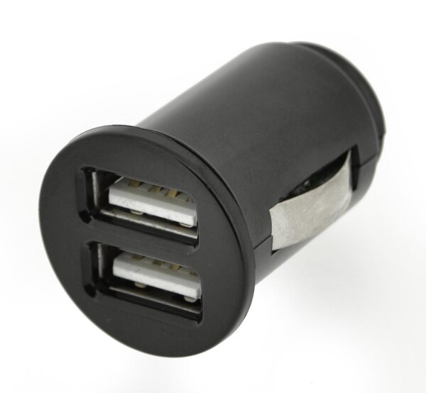4-OK USB Car 3A in Schwarz