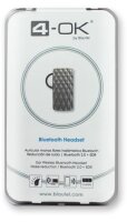 4-OK Diamond Bluetooth Headset in Schwarz