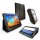 Tuff-Luv Type View Plus Ledertasche für Samsung Galaxy Tab 2 10.1" in schwarz