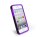 E-volve Twin Skiin Silikonhülle für Apple iPhone 5 (inkl. Displayschutz) - violett