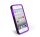 E-volve Twin Skiin Silikonhülle für Apple iPhone 5 (inkl. Displayschutz) - violett