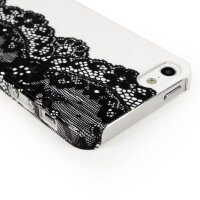 Tuff-Luv Cover mit exklusiver Grafik für Apple iPhone 5 inkl. Displayschutz - Chantilly Lace
