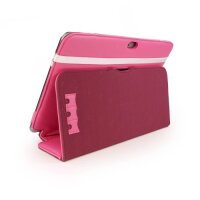Tuff-Luv Type-View Tasche für Samsung Galaxy Note - 10.1 in Pink