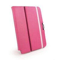 Tuff-Luv Type-View Tasche für Samsung Galaxy Note - 10.1 in Pink