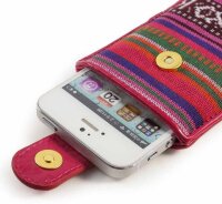 Tuff-Luv Frauen Tasche Hülle für Apple iPhone 5 in Navajo