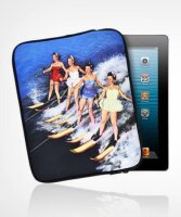4-OK Vintage Surf Tasche für Tablet bis 10,1 Zoll