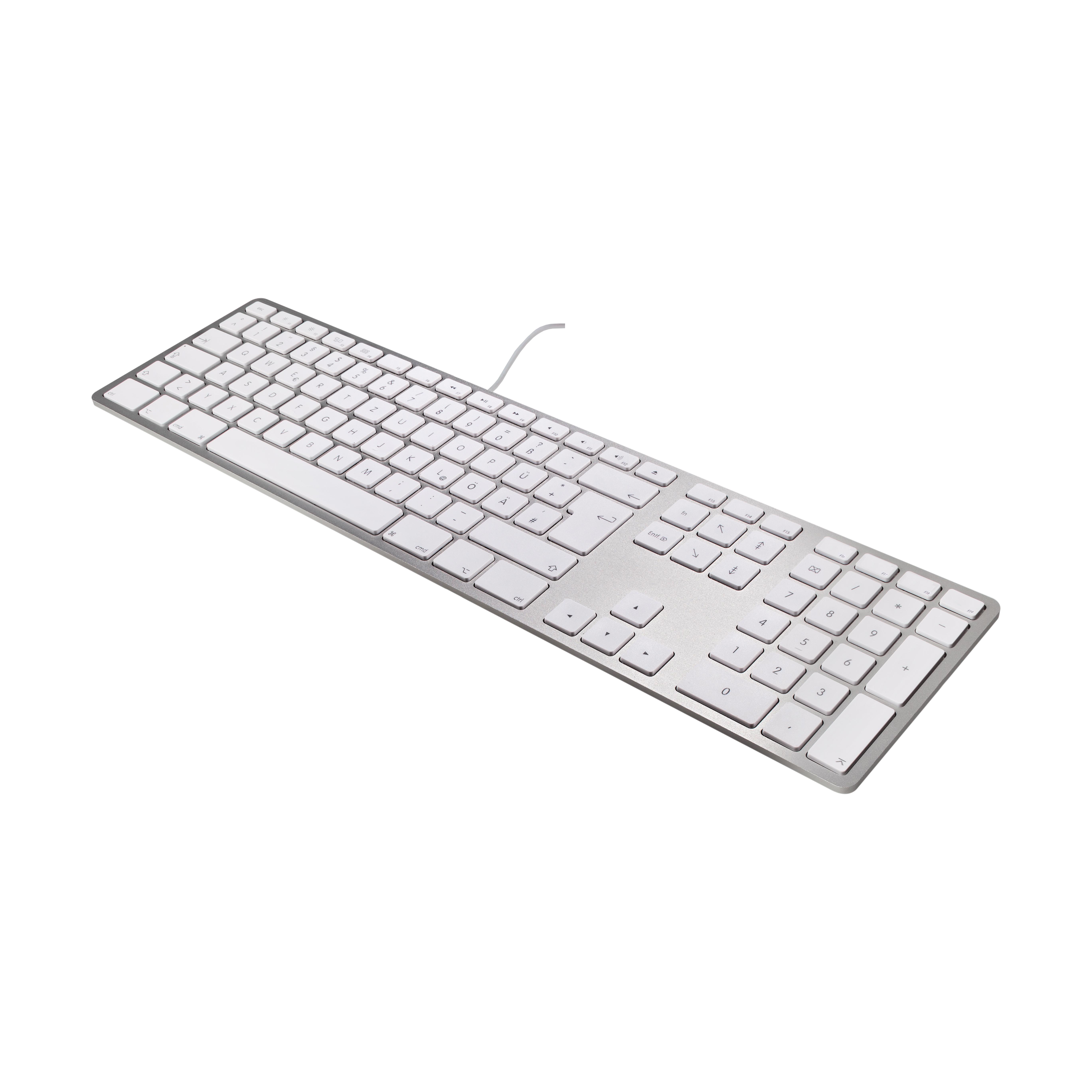 Matias Fk318s Aluminium Erweiterte Usb Tastatur Keyboard Us Layout Fur Mac Os Ebay
